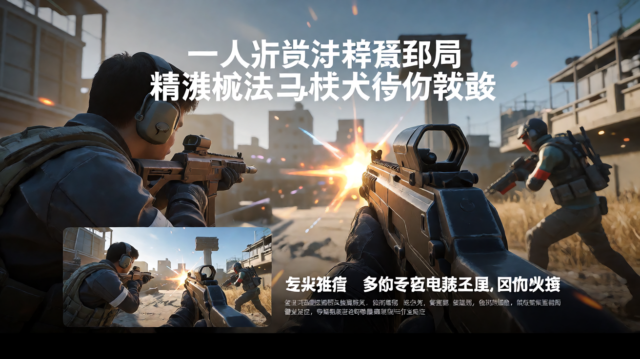 第一人称射击类电竞项目精彩对局画面